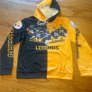 Pittsburgh Steelers All Over Print Hoodie Size M